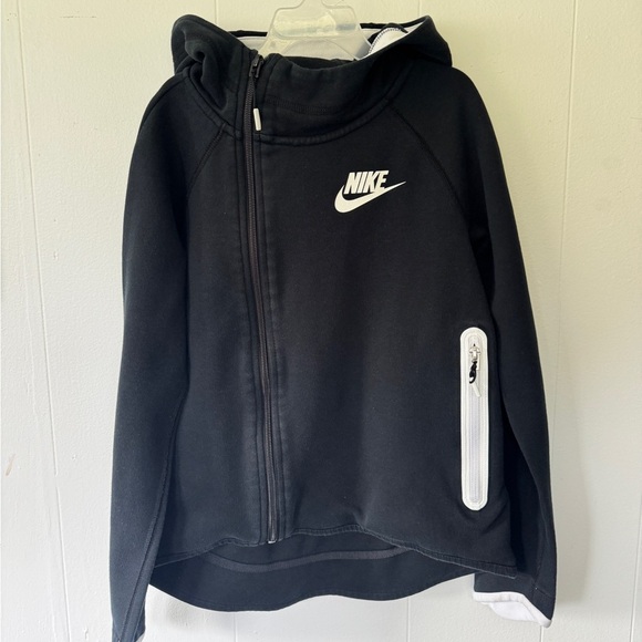Nike Other - 🖤 Nike Tech Asymmetrical Zip Hoodie | Kids M | Black 🤍✨